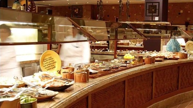 Buffet counter
